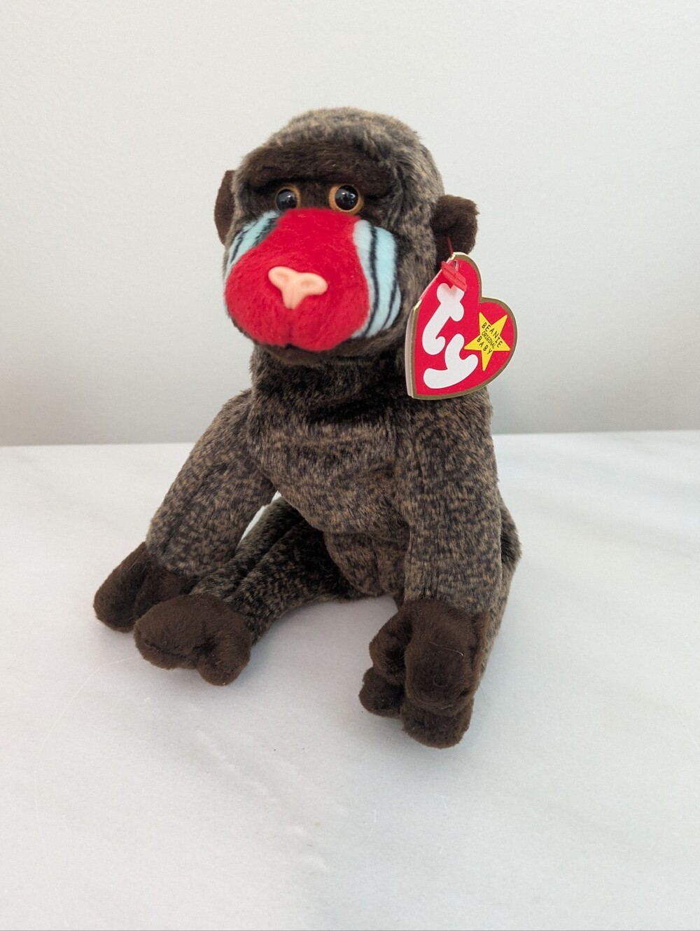 Cheeks Baboon TY Beanie Baby 1999 Vintage